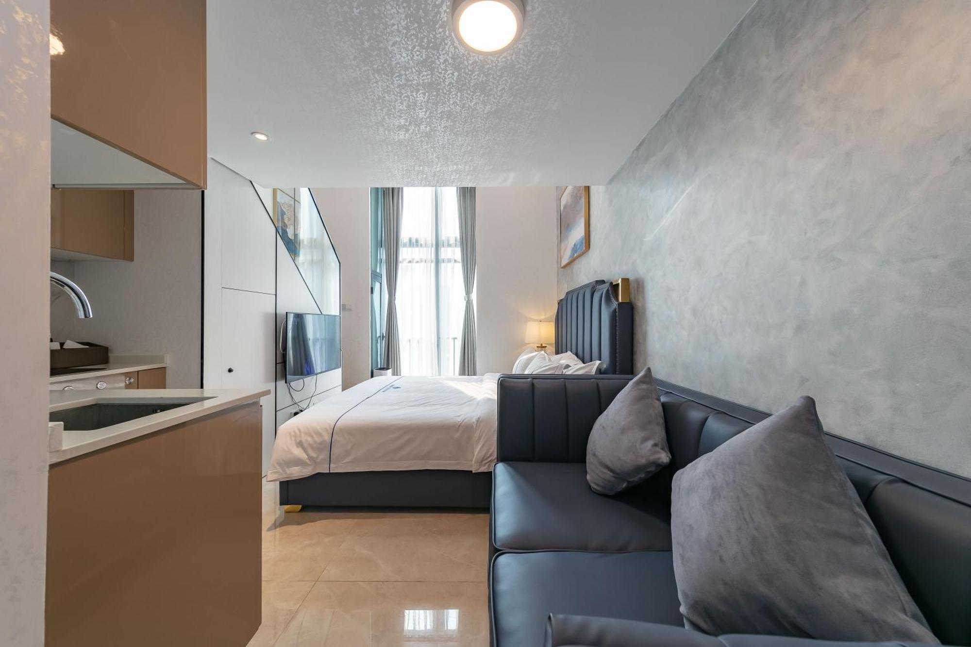 Boruisi Plaza Residence Apartment - Shenzhen Futian Convention & Exhibition Center Eksteriør bilde