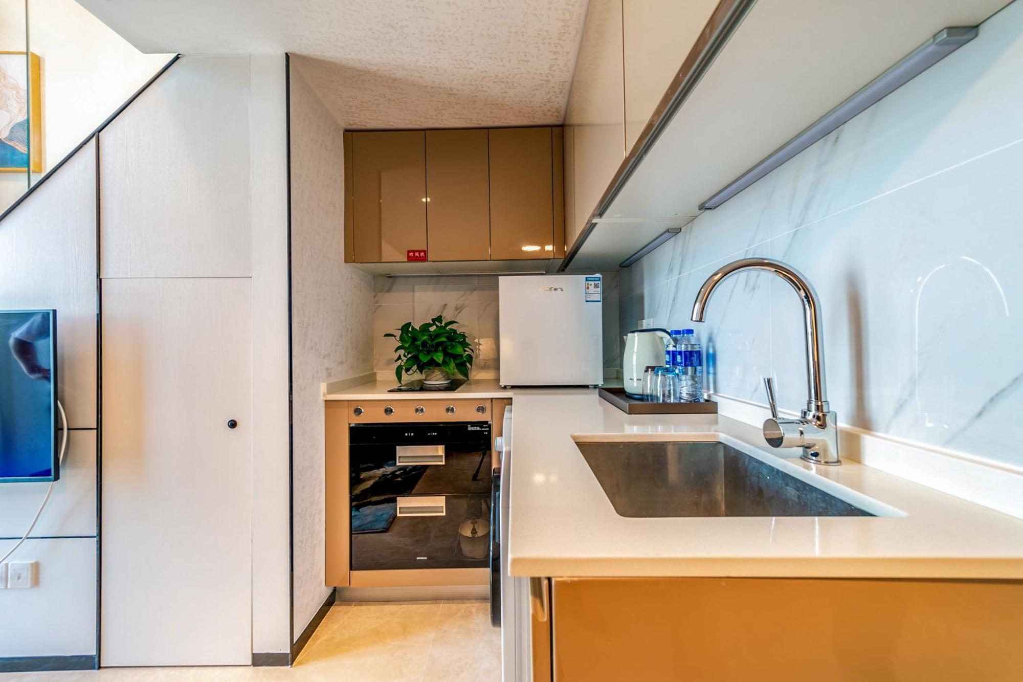Boruisi Plaza Residence Apartment - Shenzhen Futian Convention & Exhibition Center Eksteriør bilde