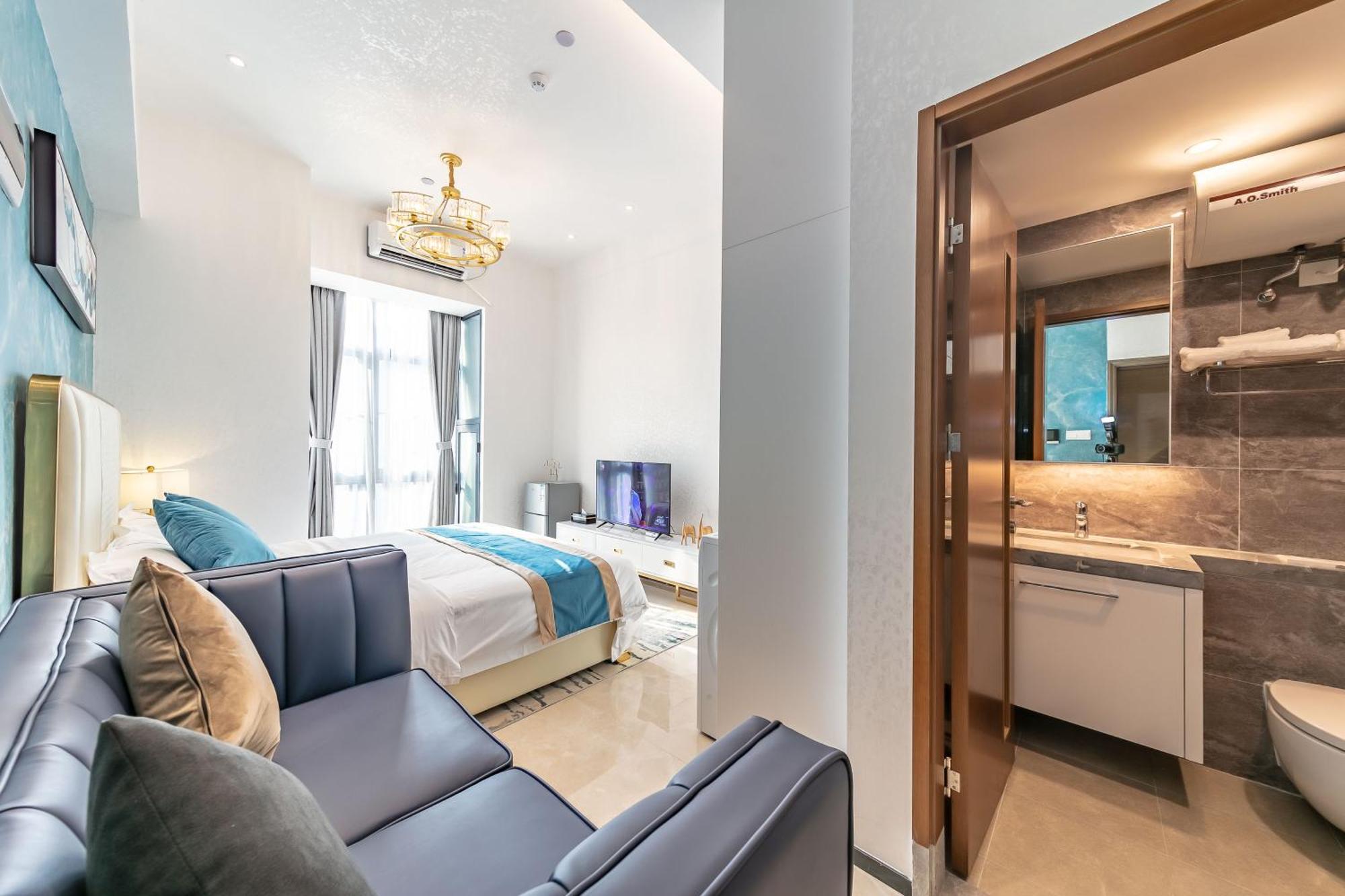 Boruisi Plaza Residence Apartment - Shenzhen Futian Convention & Exhibition Center Eksteriør bilde