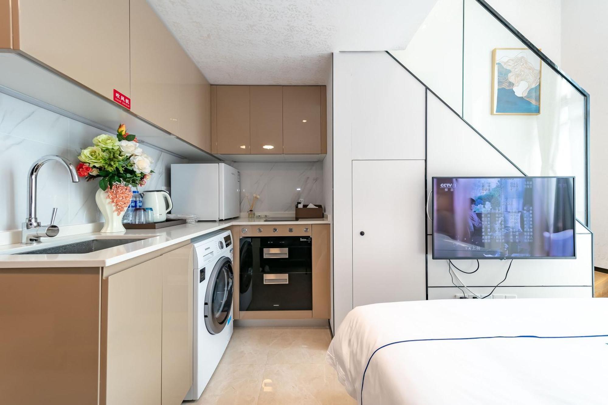 Boruisi Plaza Residence Apartment - Shenzhen Futian Convention & Exhibition Center Eksteriør bilde